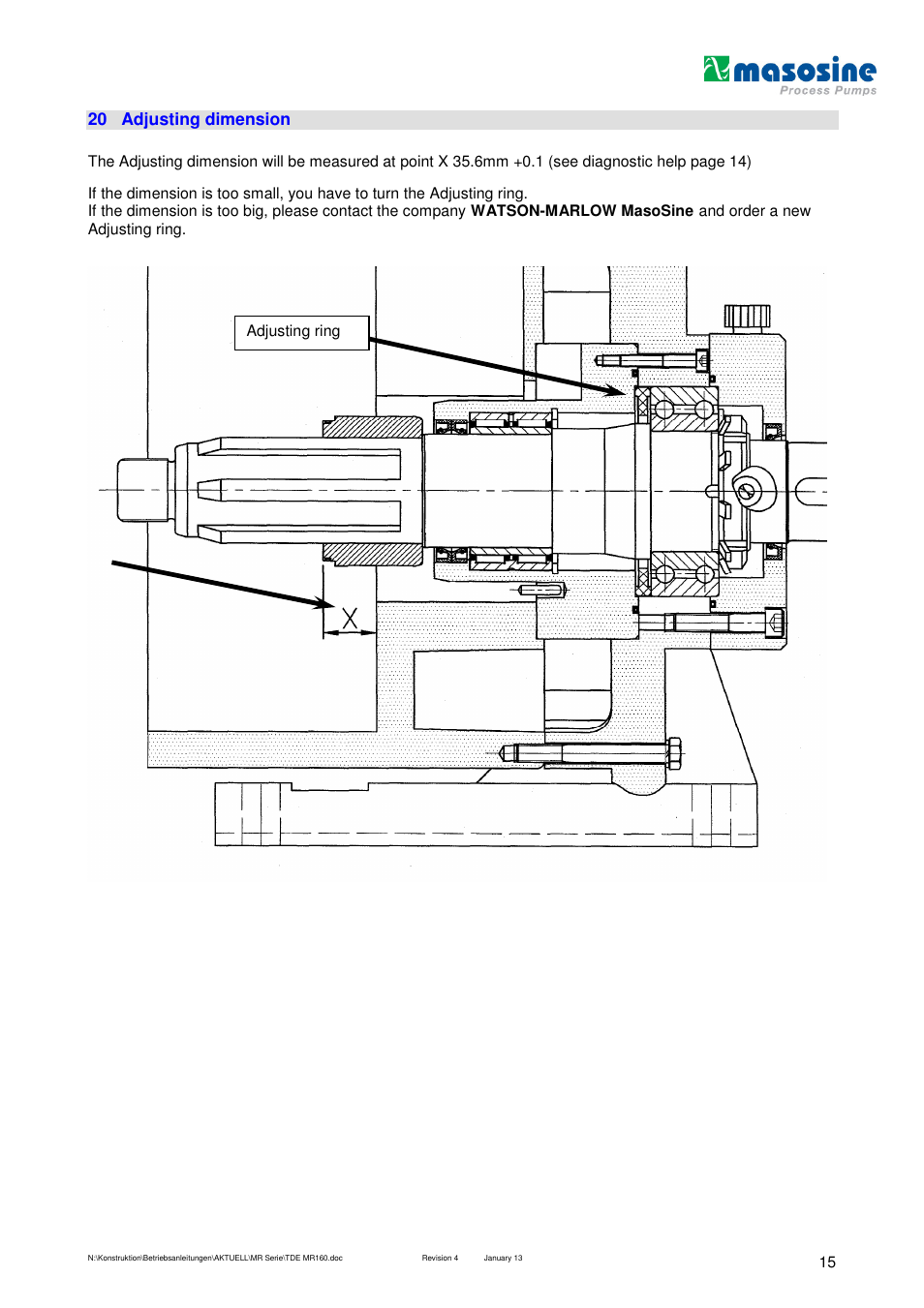 Watson-Marlow MR 160 User Manual | Page 15 / 24