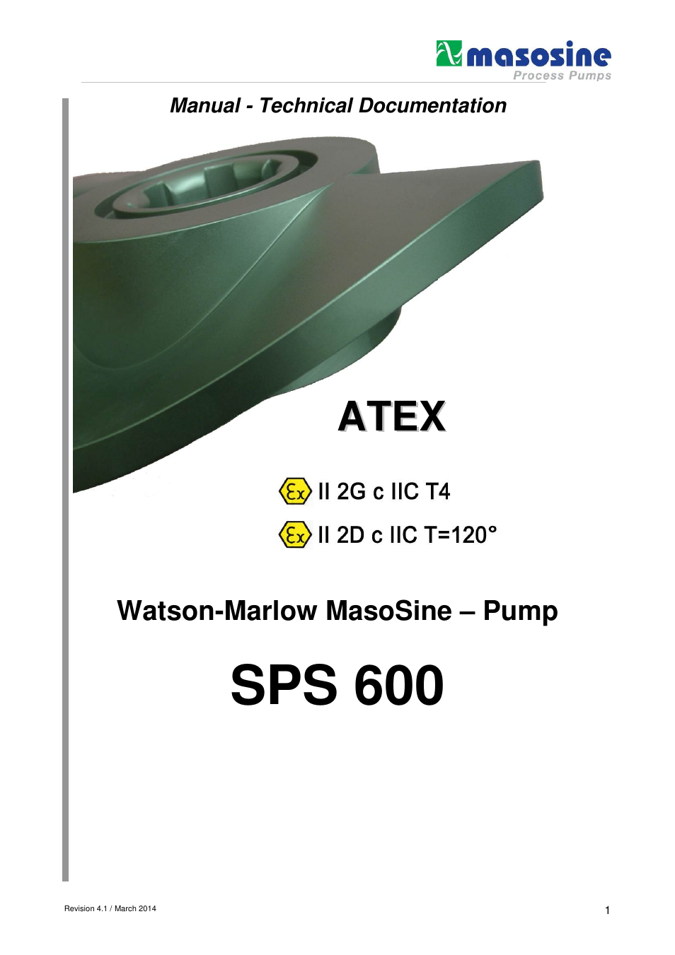 Watson-Marlow SPS 600 User Manual | 31 pages