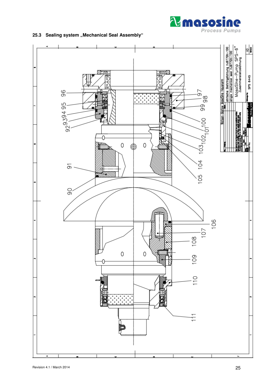 Watson-Marlow SPS 600 User Manual | Page 25 / 31