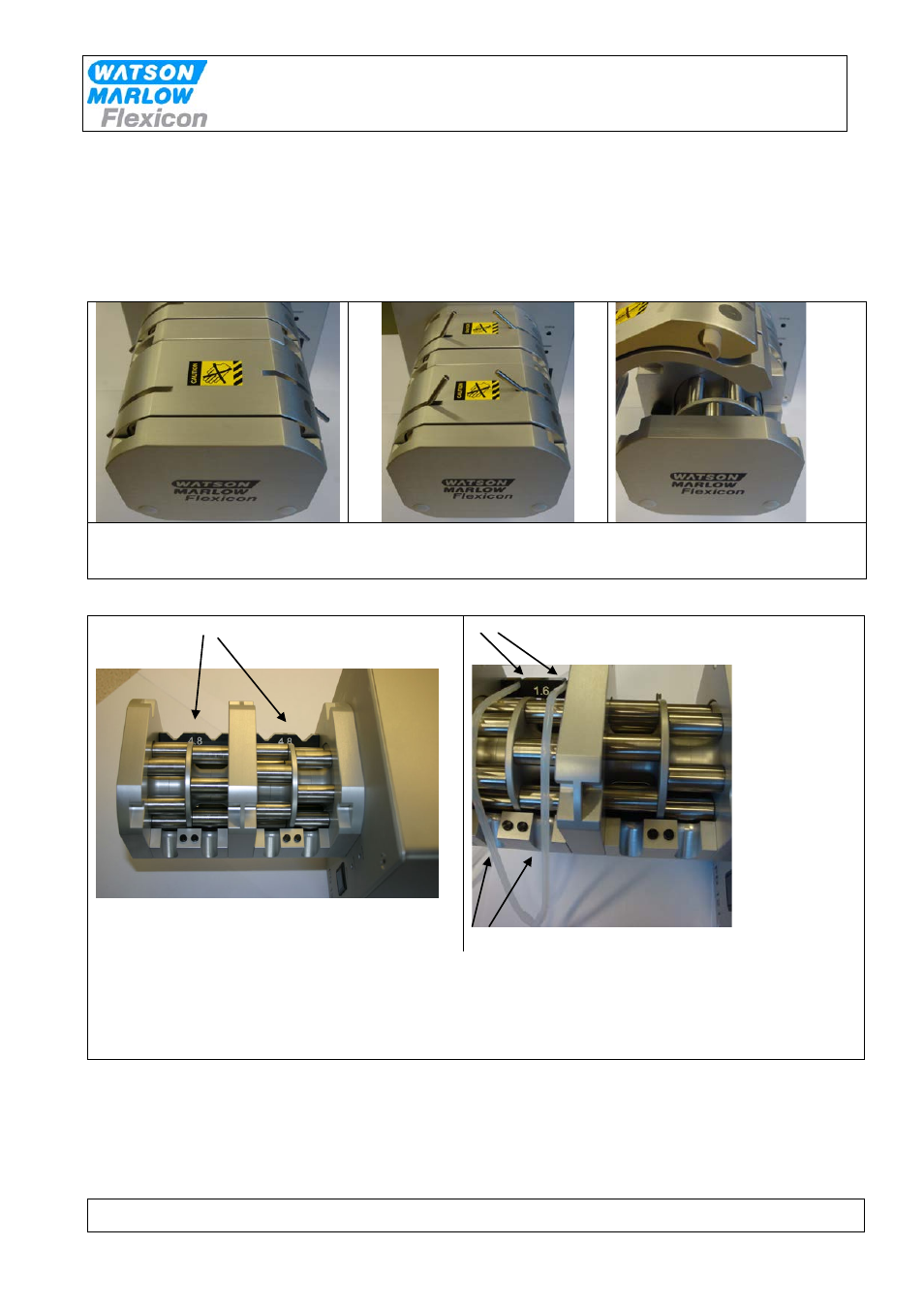 5 mounting of silicone tubes, Mounting of silicone tubes, Instruction handbook | Watson-Marlow PD12 IHS User Manual | Page 11 / 19