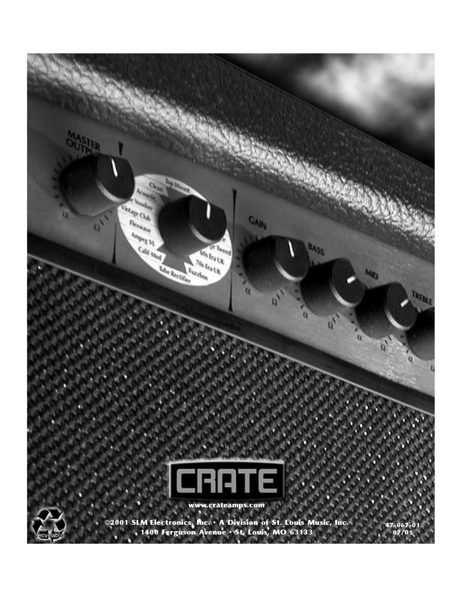 Crate Amplifiers DXJ112 User Manual | Page 35 / 35