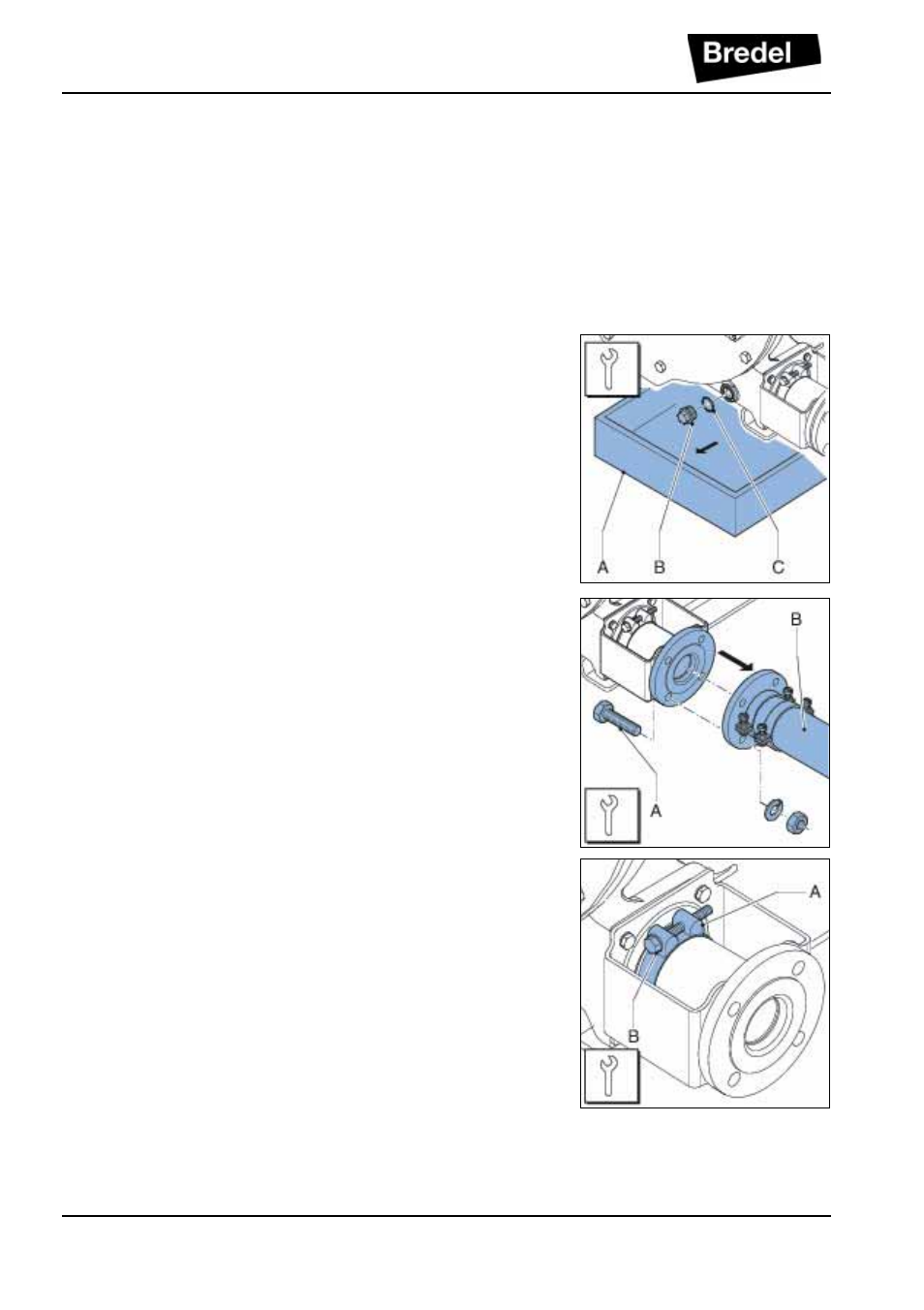 6 replacing pump hose, 1 removing pump hose | Watson-Marlow Bredel 40 User Manual | Page 30 / 76