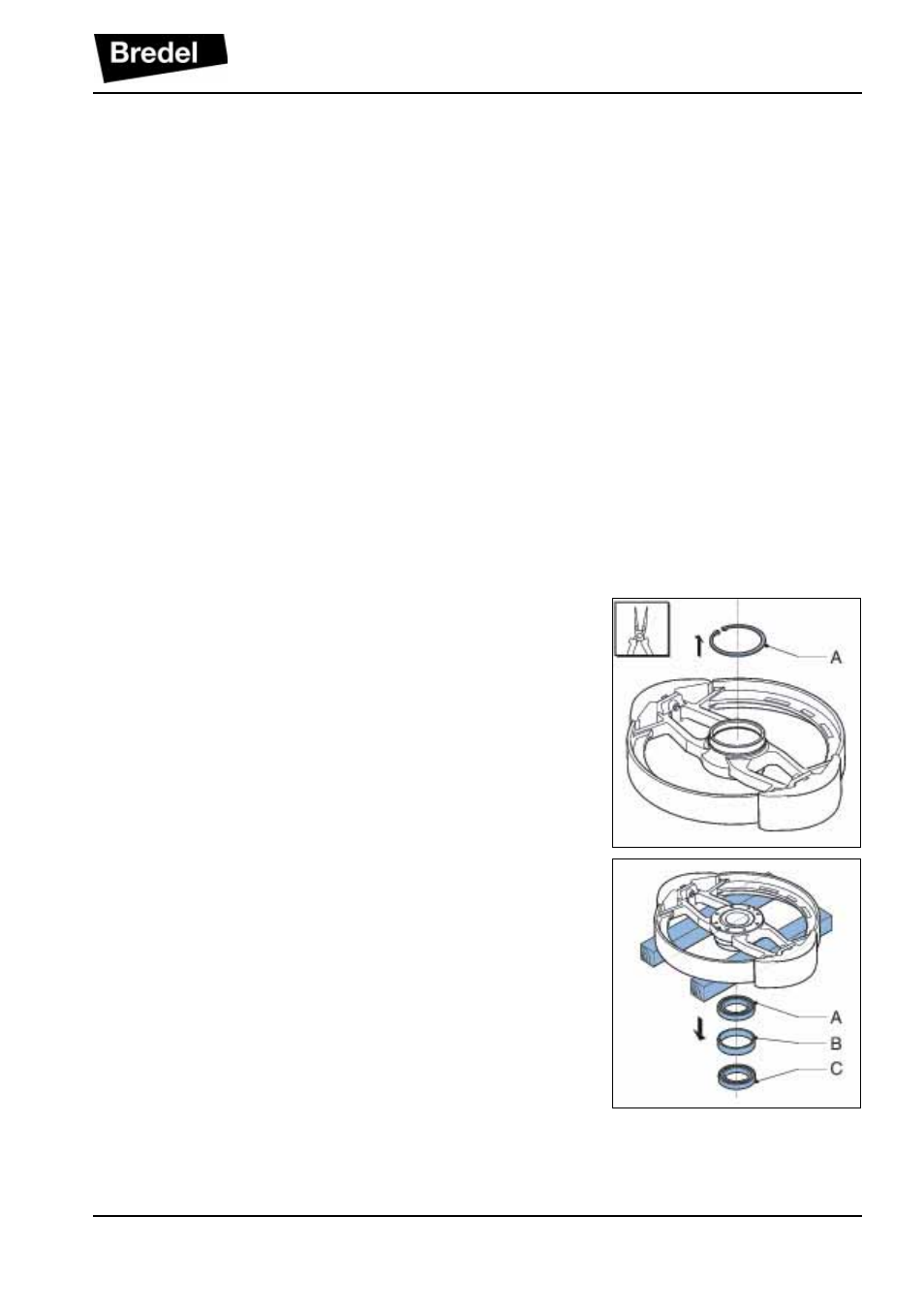 3 replacing bearings | Watson-Marlow Bredel 40 User Manual | Page 41 / 76