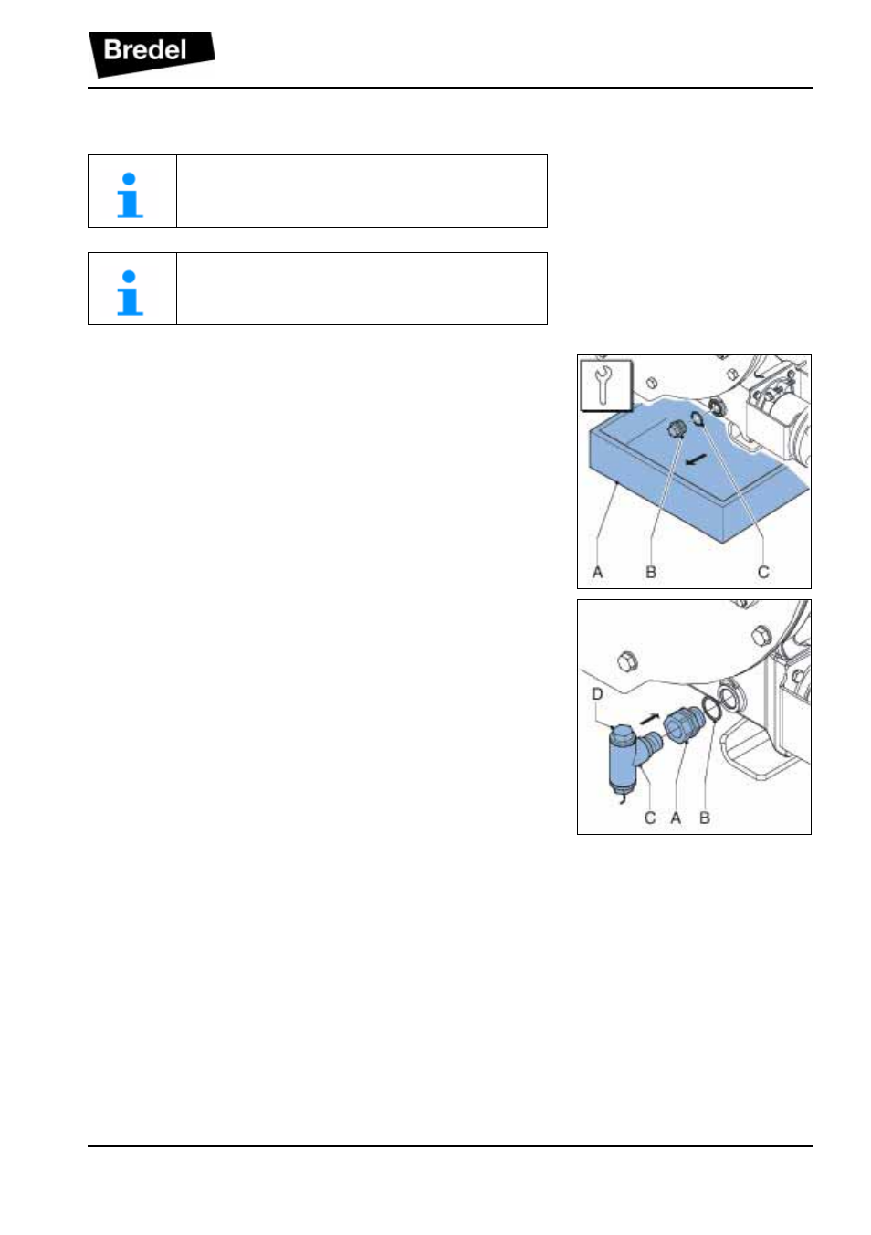 2 fitting a low level float switch, 3 fitting revolution counter | Watson-Marlow Bredel 40 User Manual | Page 47 / 76