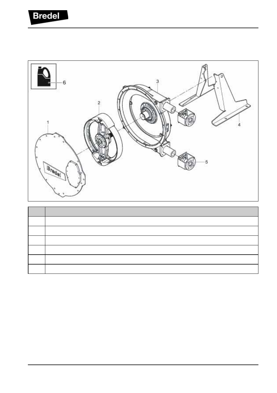 4 parts list, 1 overview | Watson-Marlow Bredel 40 User Manual | Page 63 / 76