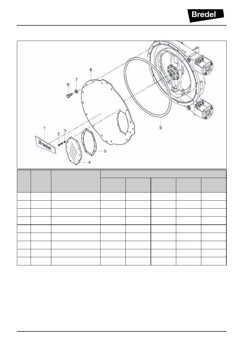 2 cover assembly | Watson-Marlow Bredel 40 User Manual | Page 64 / 76