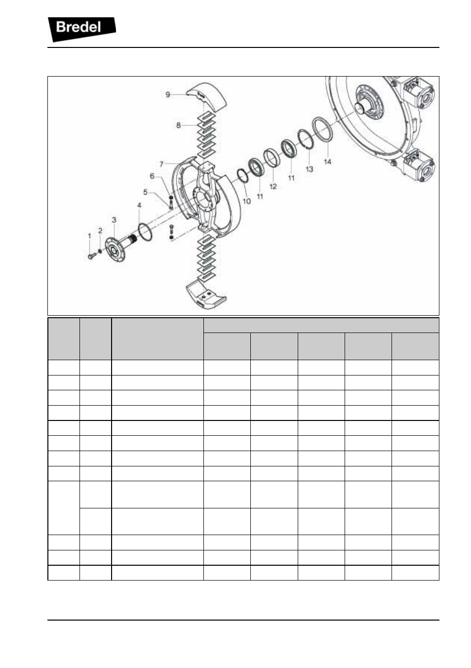 3 rotor assembly | Watson-Marlow Bredel 40 User Manual | Page 65 / 76
