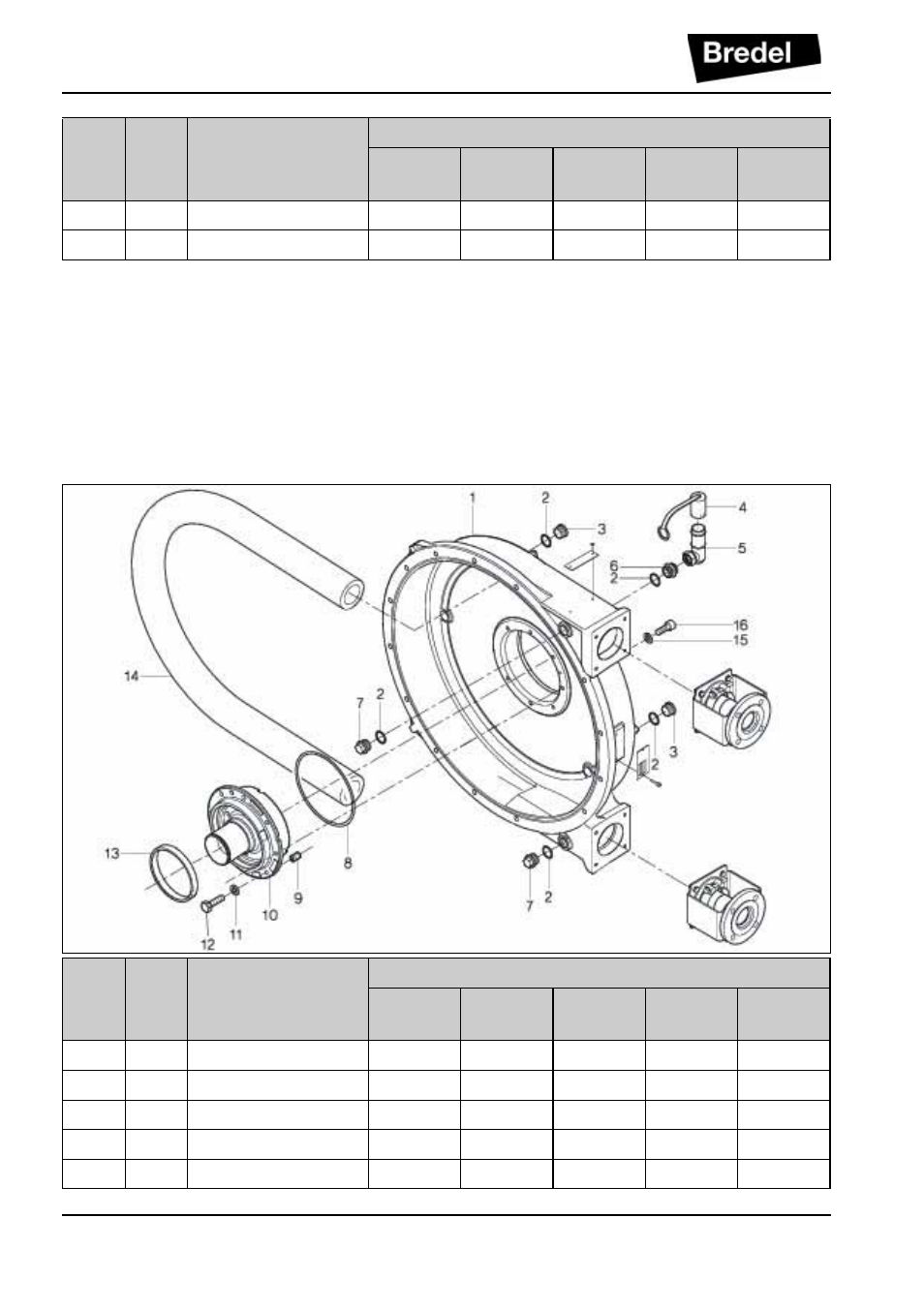 4 pump housing assembly | Watson-Marlow Bredel 40 User Manual | Page 66 / 76