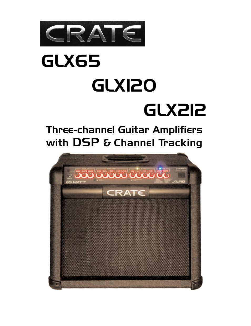 Crate Amplifiers GLX212 User Manual | 8 pages