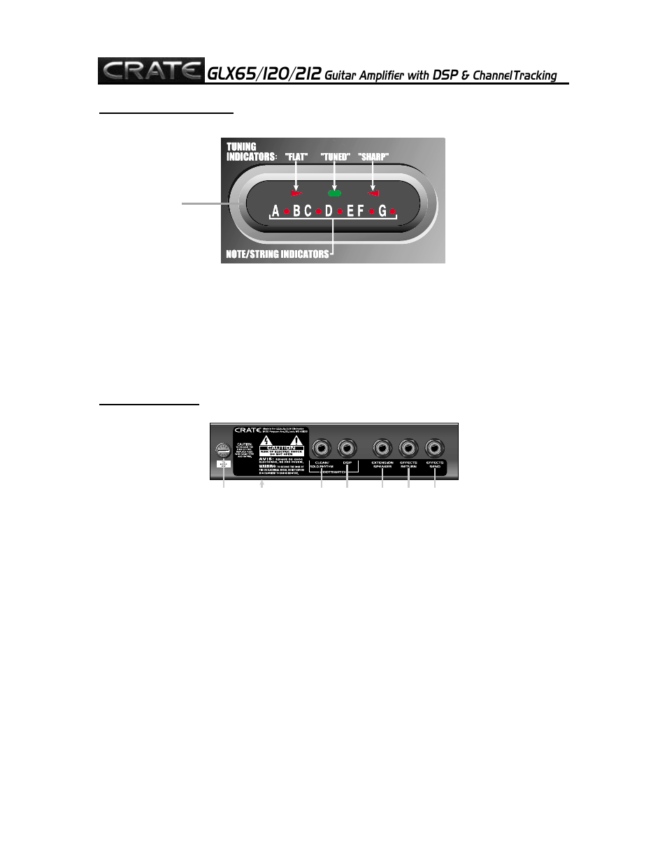 Crate Amplifiers GLX212 User Manual | Page 5 / 8
