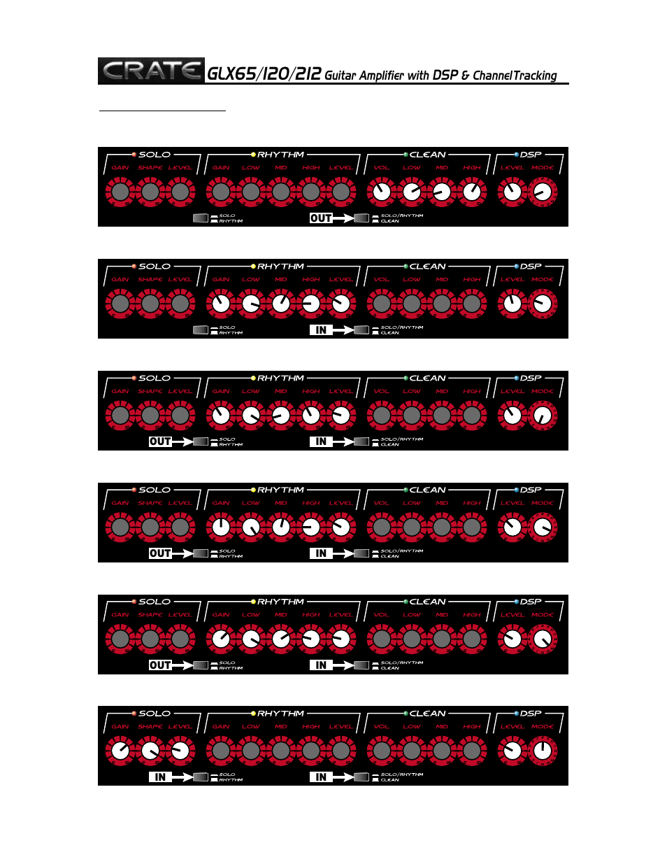Crate Amplifiers GLX212 User Manual | Page 6 / 8