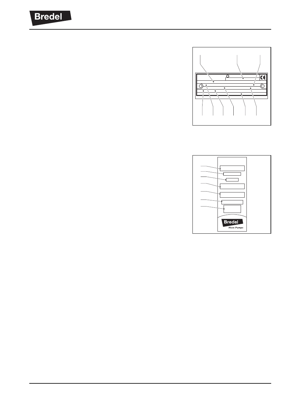 4 identification of the electric motor, 5 identification of the pump hose | Watson-Marlow Bredel 265 User Manual | Page 15 / 92