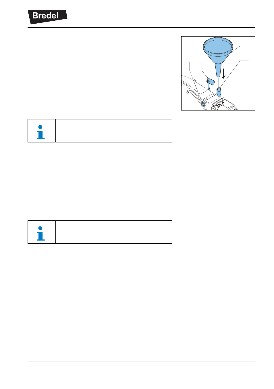 5 changing oil in gearbox, 6 replacing pump hose, 1 removing pump hose | Watson-Marlow Bredel 265 User Manual | Page 41 / 92