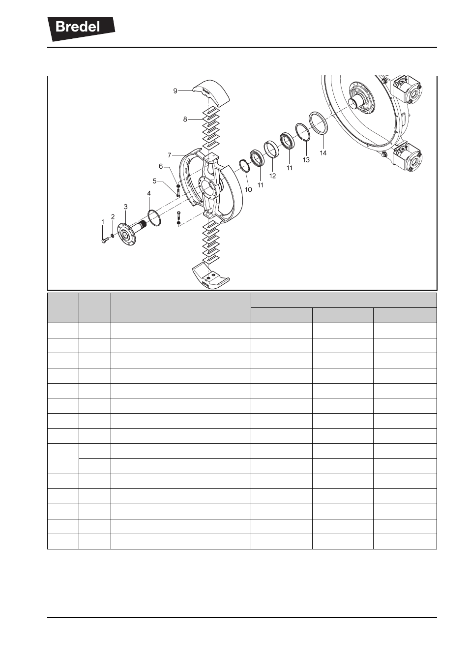 4 rotor assembly | Watson-Marlow Bredel 265 User Manual | Page 79 / 92
