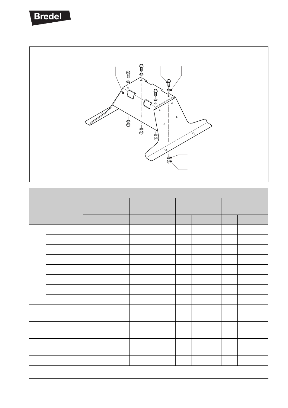 9 frame assembly | Watson-Marlow Bredel 265 User Manual | Page 85 / 92