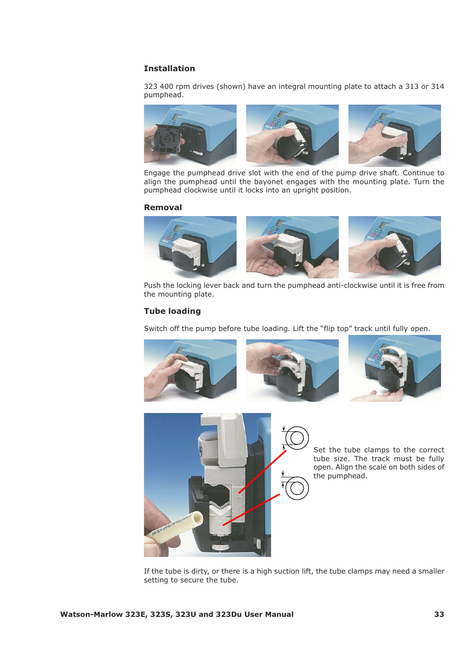 Watson-Marlow 323Du User Manual | Page 33 / 48