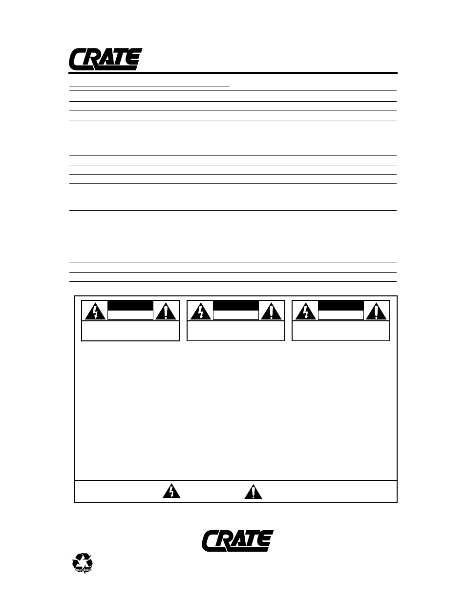 Bfx25/50 bass amplifier, Bfx25/50 technical specifications | Crate Amplifiers BFX50 User Manual | Page 4 / 4