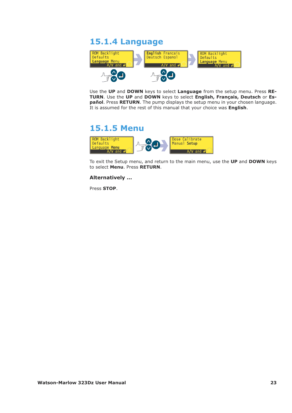 Watson-Marlow 323Dz User Manual | Page 23 / 53