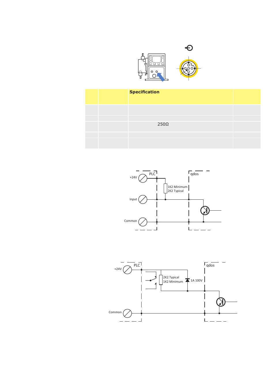 3 output pin assignments at the pump | Watson-Marlow Qdos30 Universal User Manual | Page 19 / 78