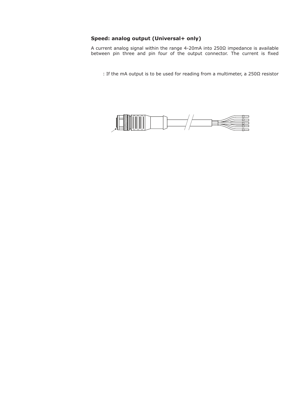 4 optional output lead | Watson-Marlow Qdos30 Universal User Manual | Page 20 / 78