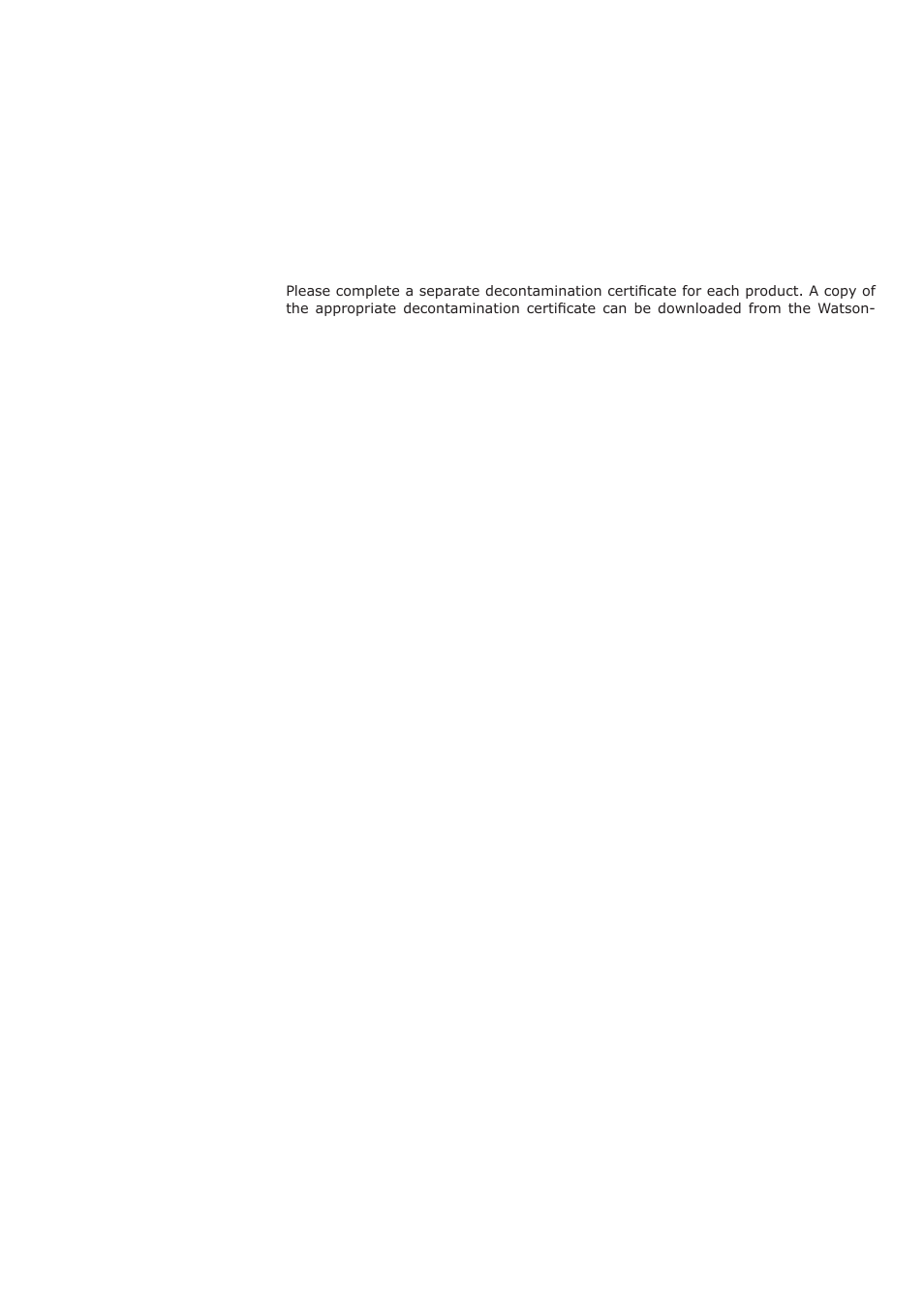 5 information for returning pumps | Watson-Marlow Qdos30 Universal User Manual | Page 7 / 78
