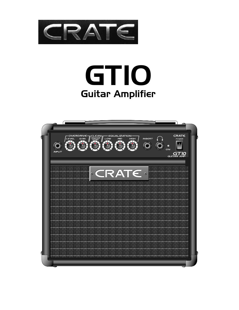 Crate Amplifiers GT10 User Manual | 4 pages
