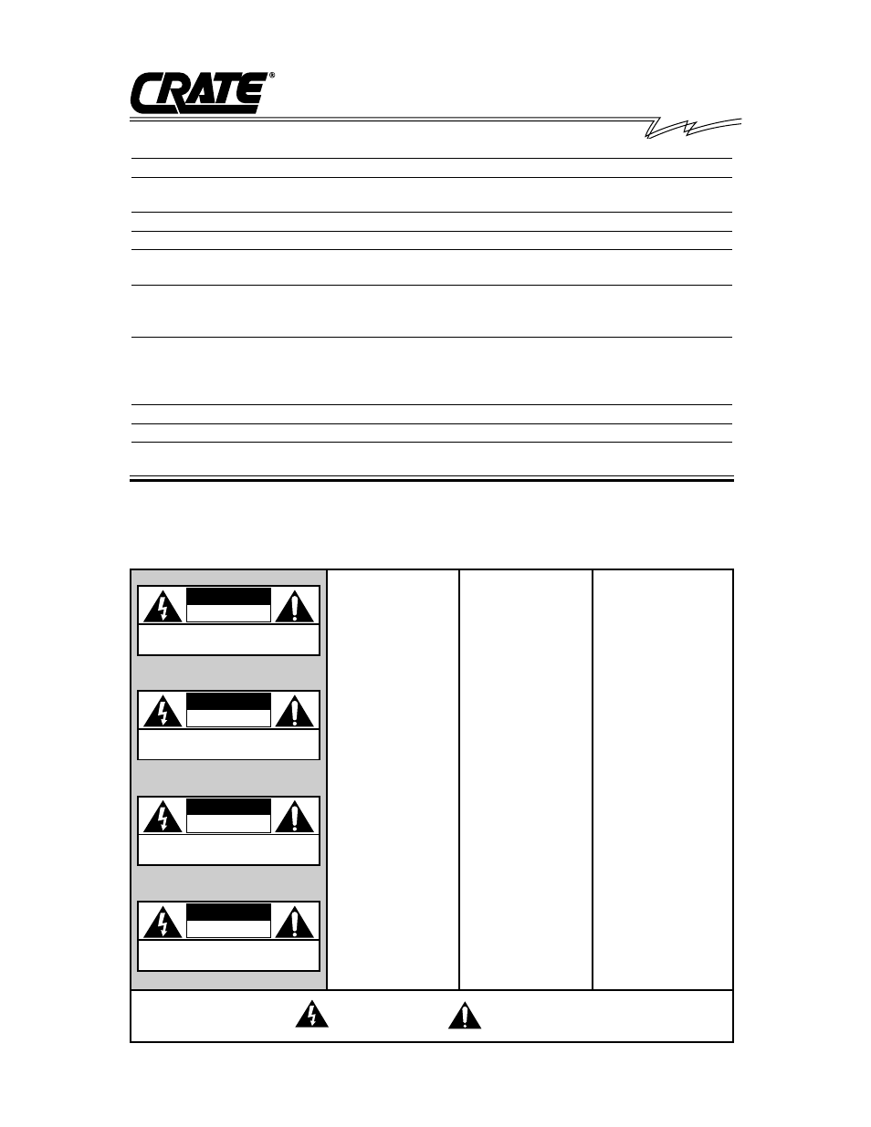 Crate Amplifiers GX-120/212+ User Manual | Page 5 / 6
