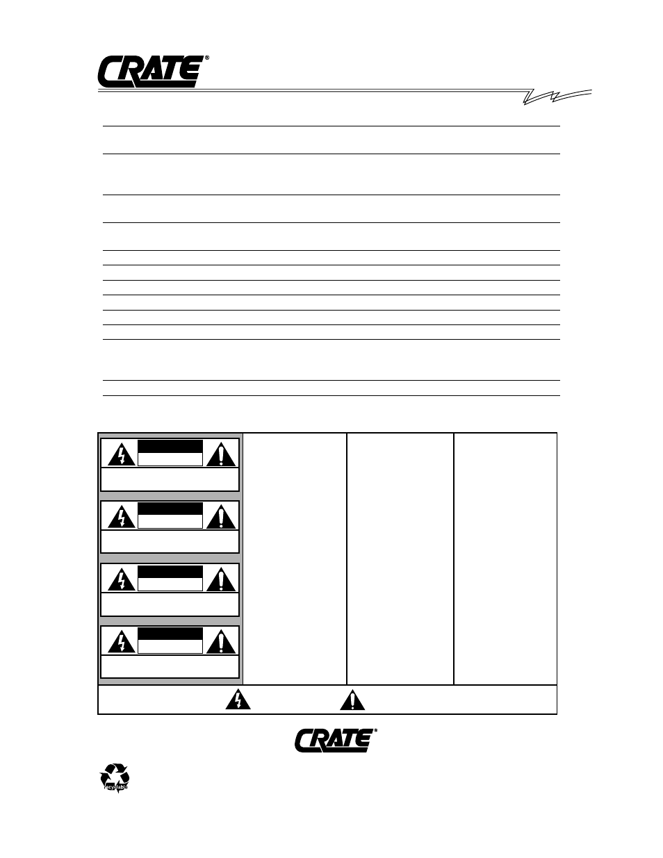 Kx-160 keyboard amplifier, Kx-160 technical specifications | Crate Amplifiers KX-160 User Manual | Page 4 / 4