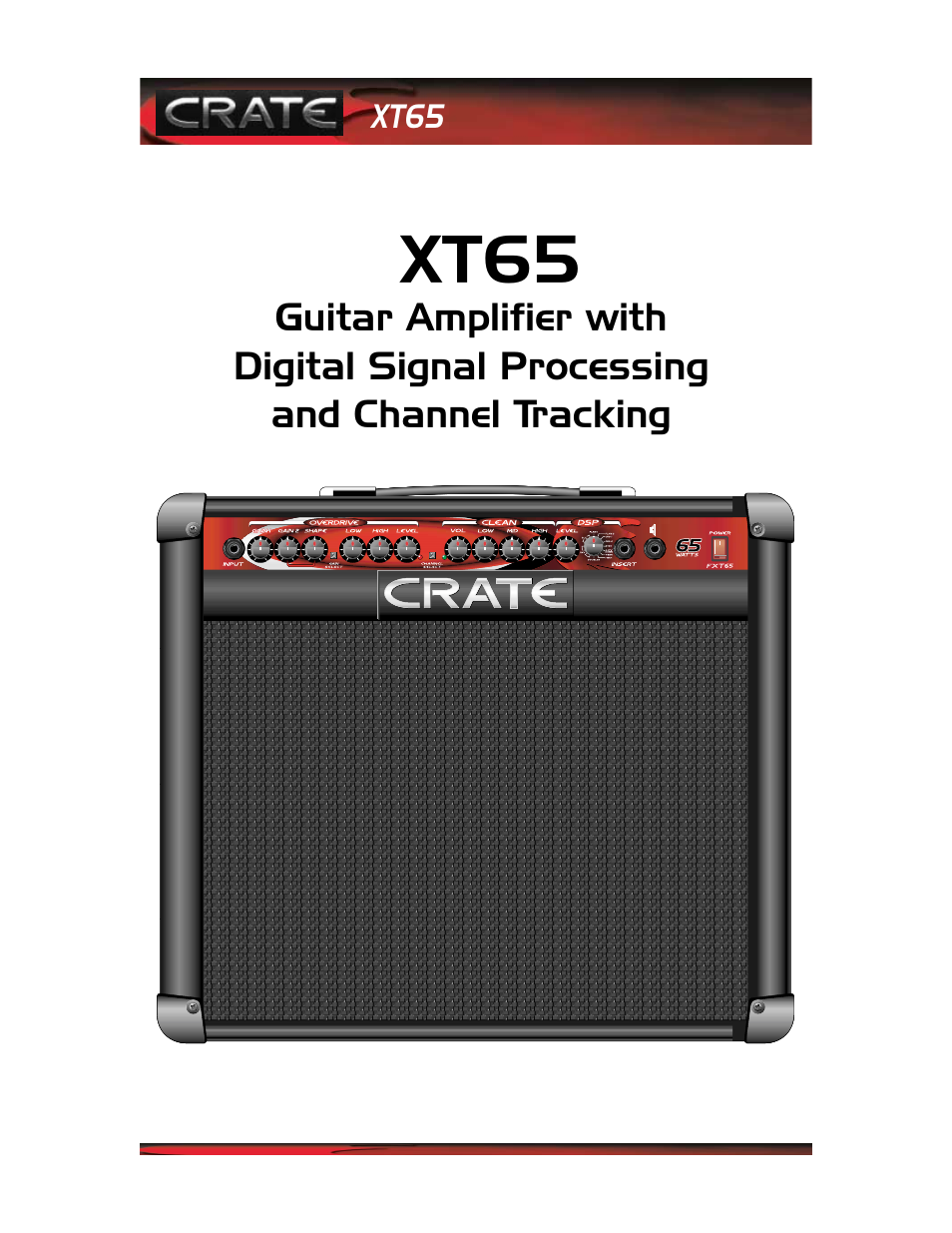 Crate Amplifiers FXT65 User Manual | 8 pages