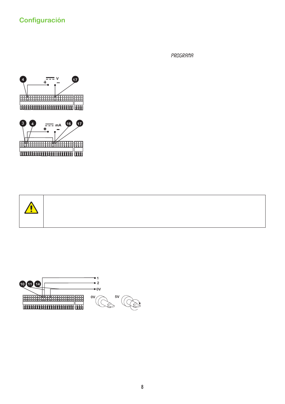 Configuración | Watson-Marlow 504Du User Manual | Page 8 / 30