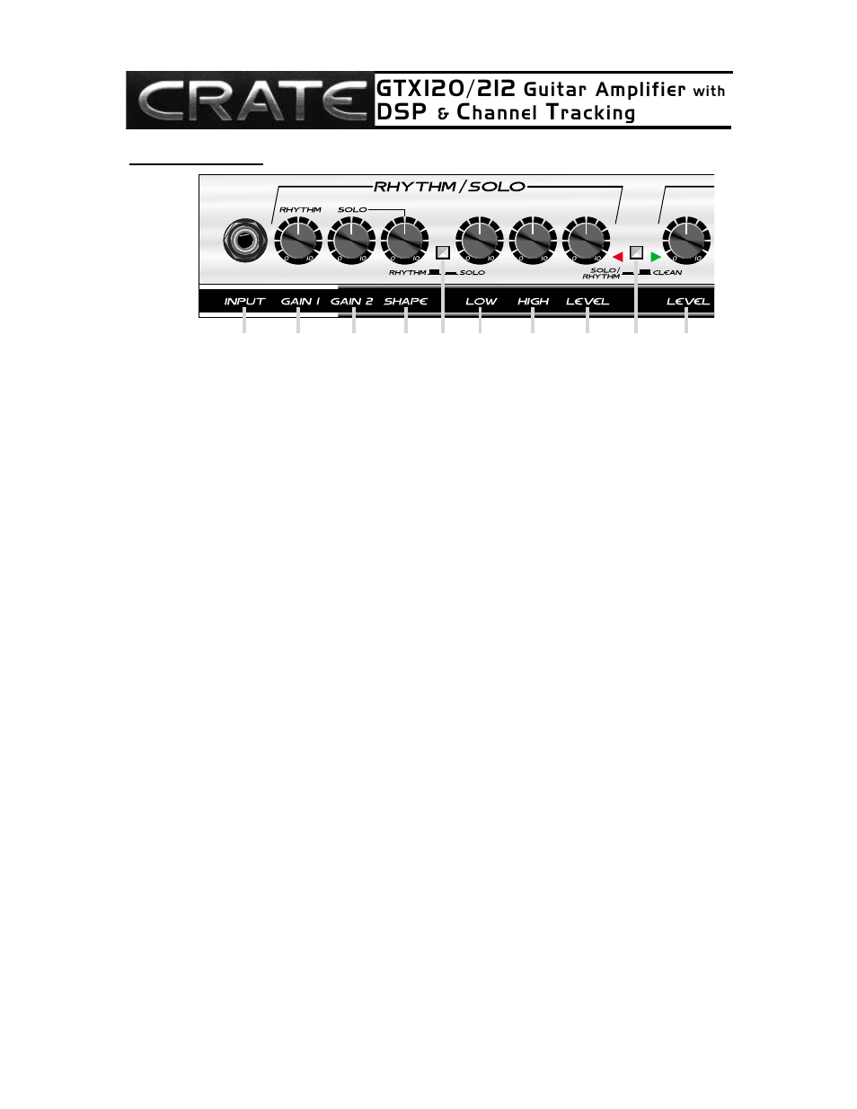 Crate Amplifiers GTX120 User Manual | Page 4 / 8