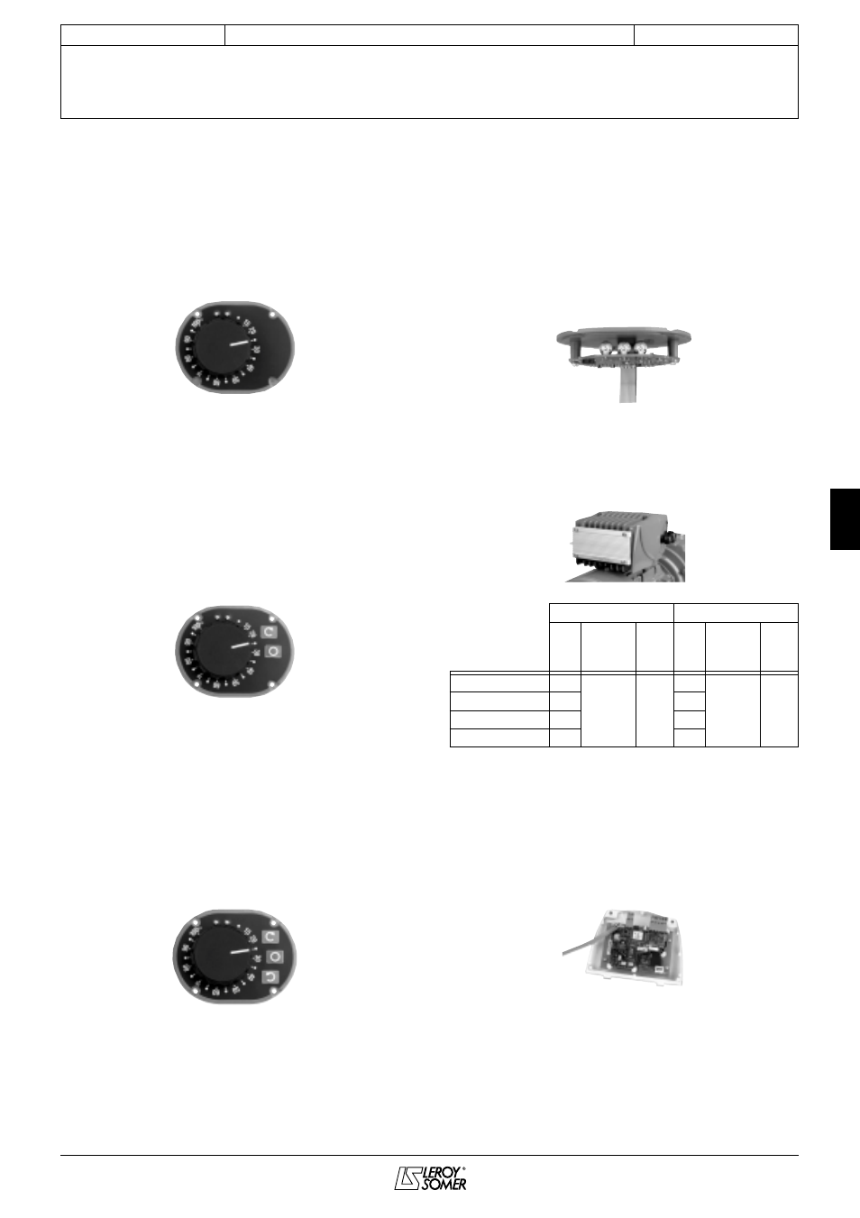 Varmeca - 20, Motor o motorreductor de velocidad variable, 7 - ampliaciones de funcionamiento | 1 - opción mando de regulación de velocidad (b), 6 - opciones bus de campo | Watson-Marlow Varmeca User Manual | Page 65 / 84