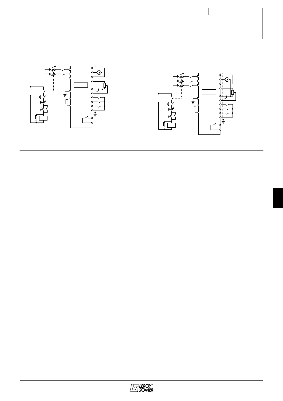 Varmeca - 20, Motore o motoriduttore a velocità variabile, 5 - schemi a partire dalla configurazione standard | Leroy-somer, Installazione e manutenzione, Collegamenti | Watson-Marlow Varmeca User Manual | Page 77 / 84