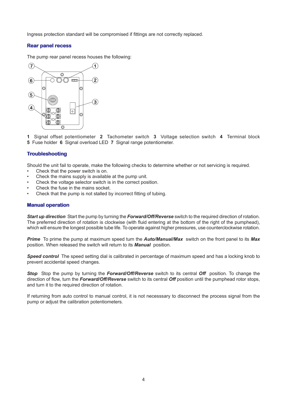 Watson-Marlow 504U/RL User Manual | Page 4 / 18