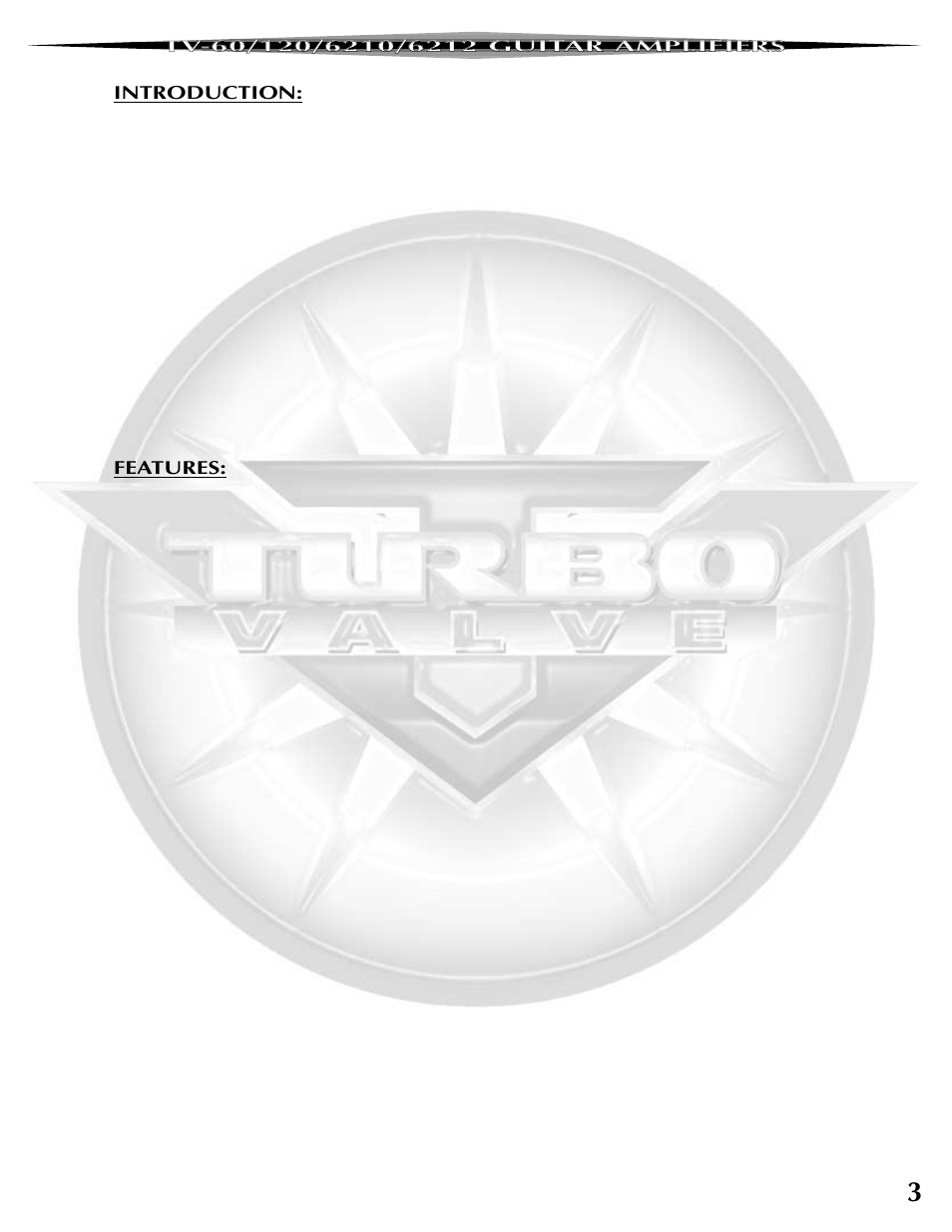 Crate Amplifiers TURBO VALVE TV-6210 User Manual | Page 3 / 8