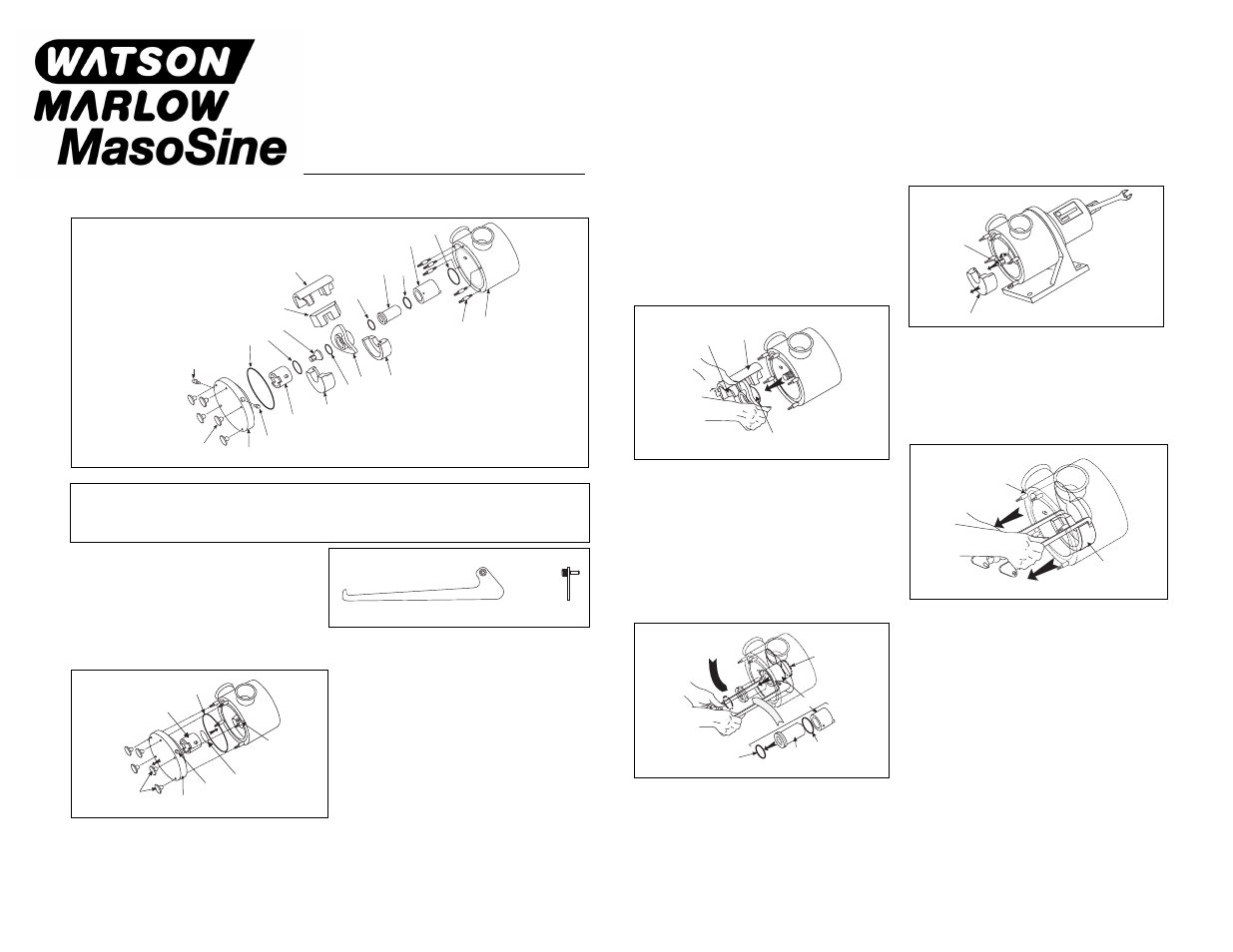 Watson-Marlow MasoSine Ecosine Assembly User Manual | 2 pages