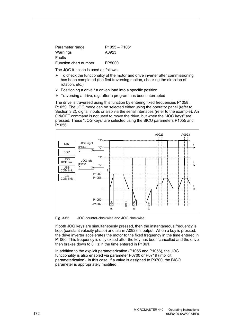 10 jog | Watson-Marlow MM440 User Manual | Page 172 / 312