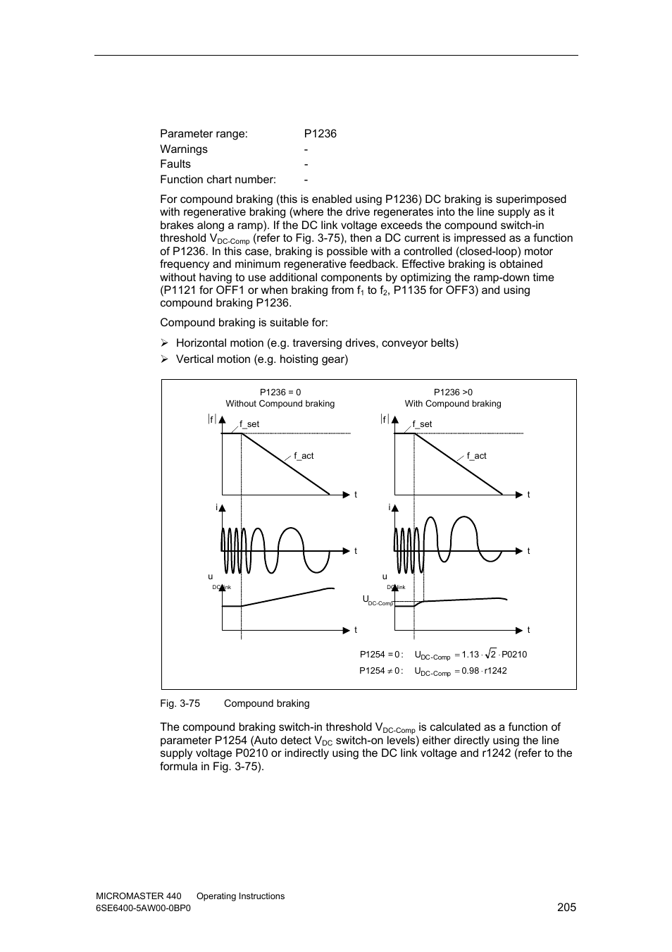 2 compound braking | Watson-Marlow MM440 User Manual | Page 205 / 312