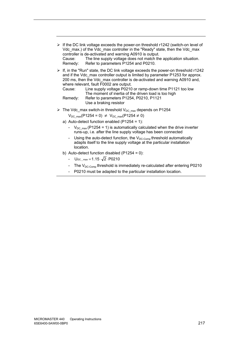 Watson-Marlow MM440 User Manual | Page 217 / 312