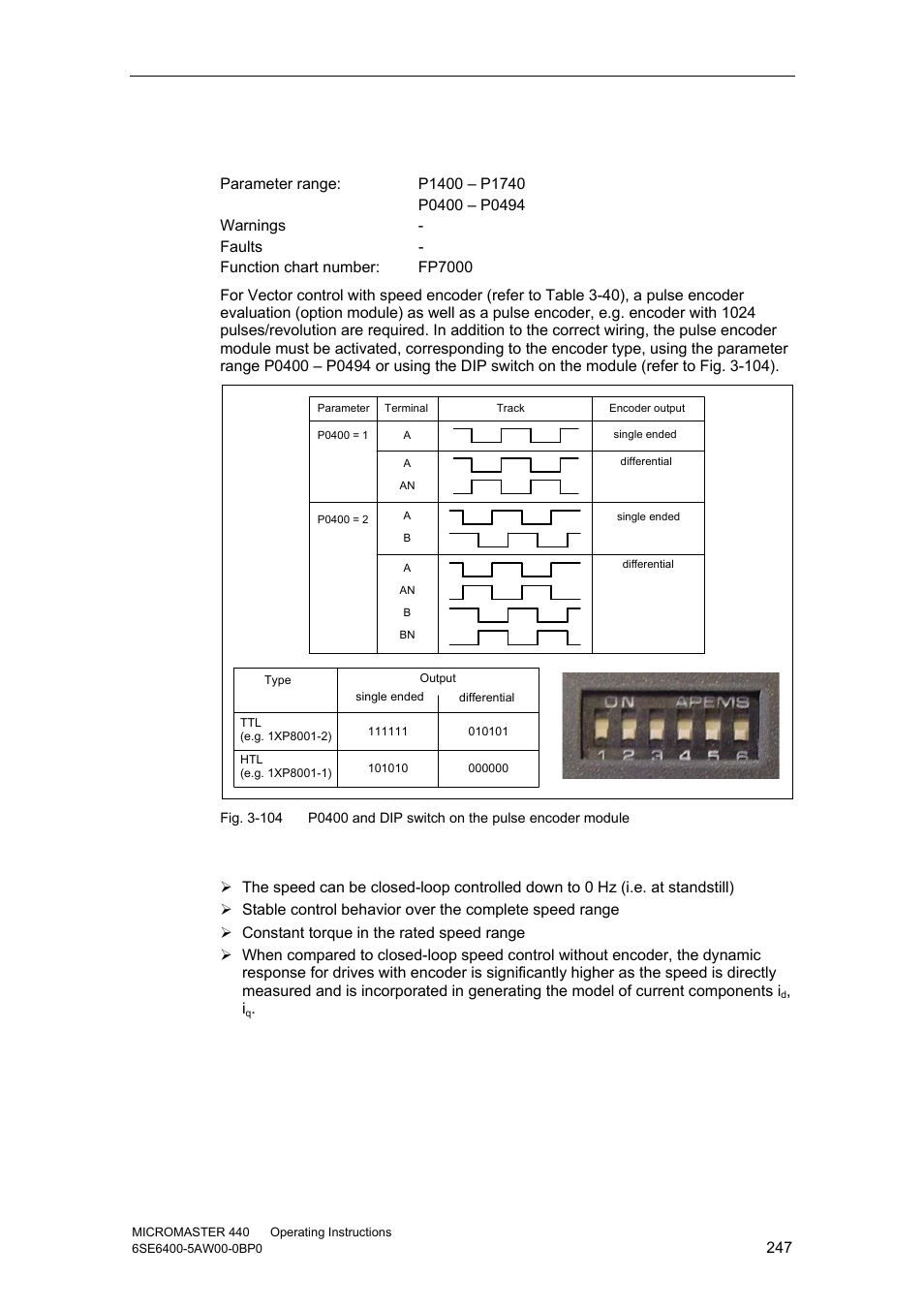 2 vector control with speed encoder (vc) | Watson-Marlow MM440 User Manual | Page 247 / 312