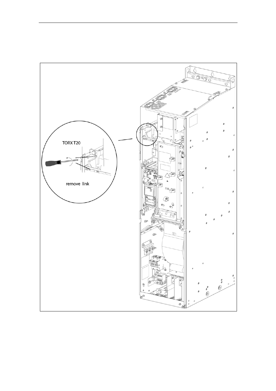 D.6 removing ‘y’ cap. frame size gx | Watson-Marlow MM440 User Manual | Page 293 / 312