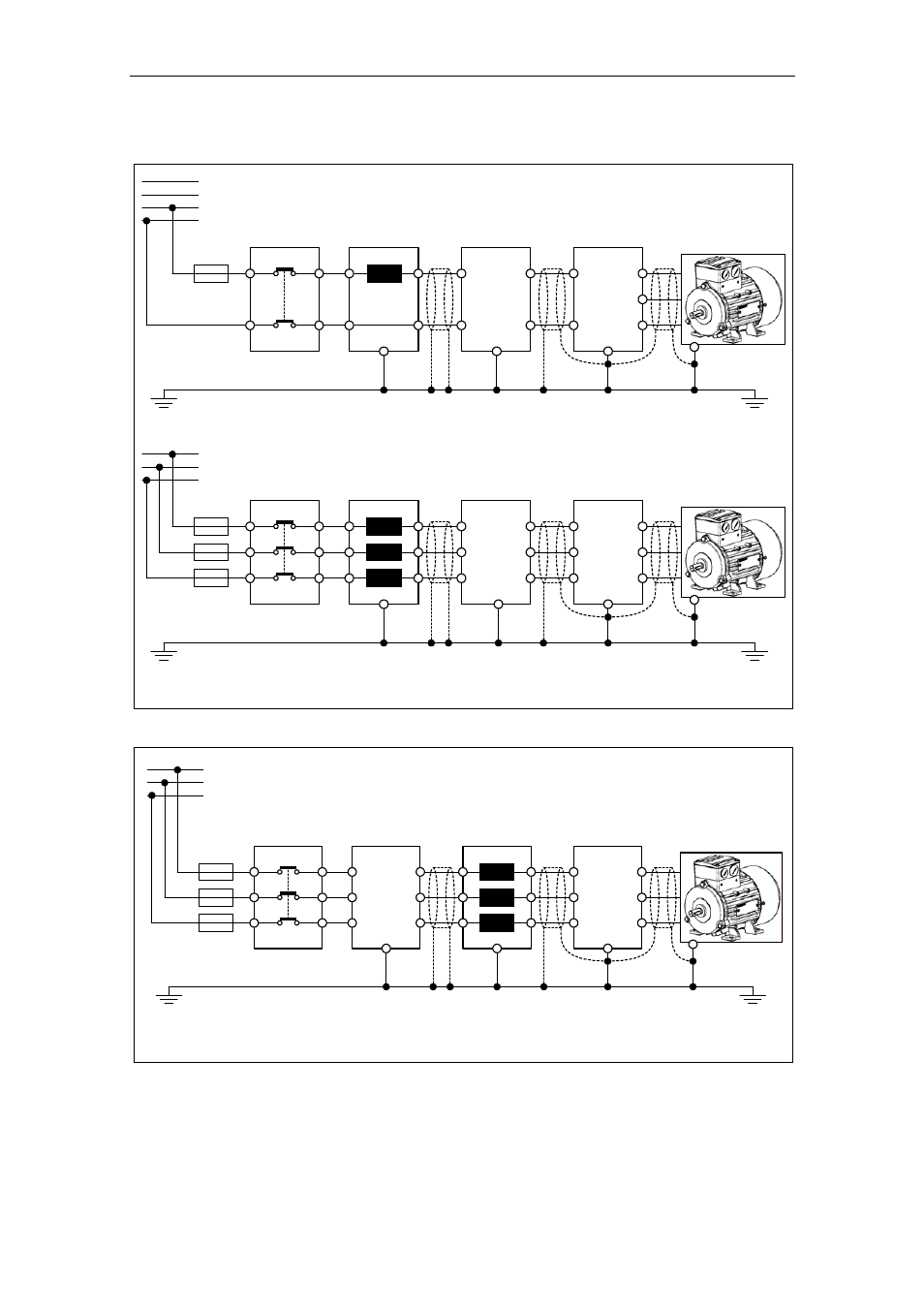 Frame sizes a to f, Frame sizes fx and gx | Watson-Marlow MM440 User Manual | Page 40 / 312