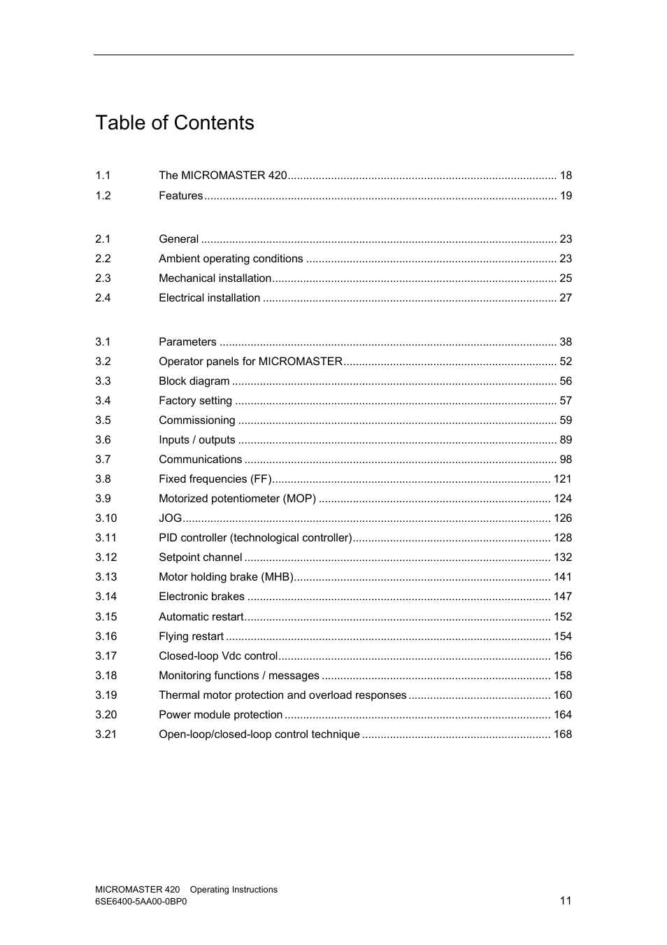 Watson-Marlow MM420 User Manual | Page 11 / 218