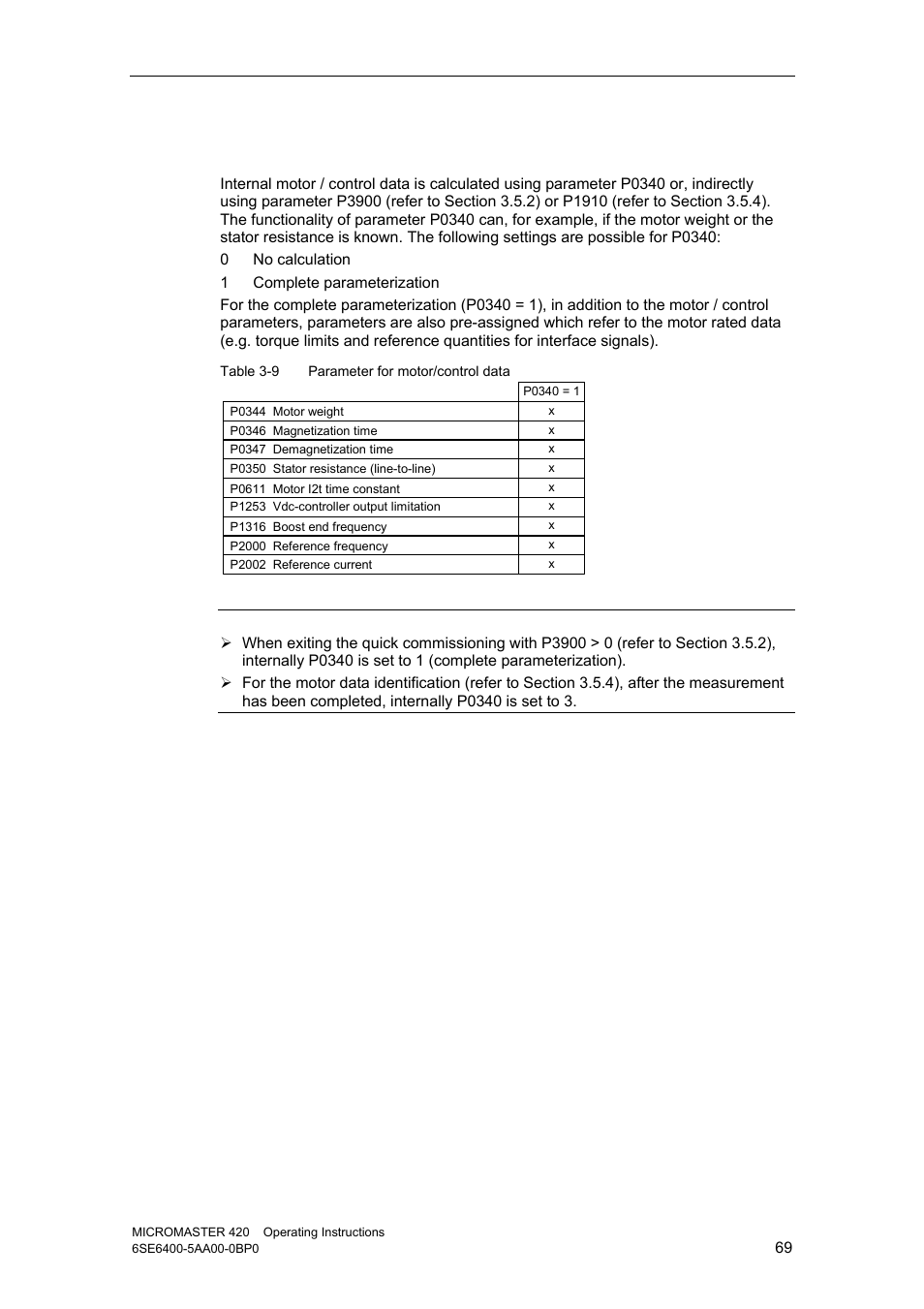 3 calculating the motor / control data | Watson-Marlow MM420 User Manual | Page 69 / 218