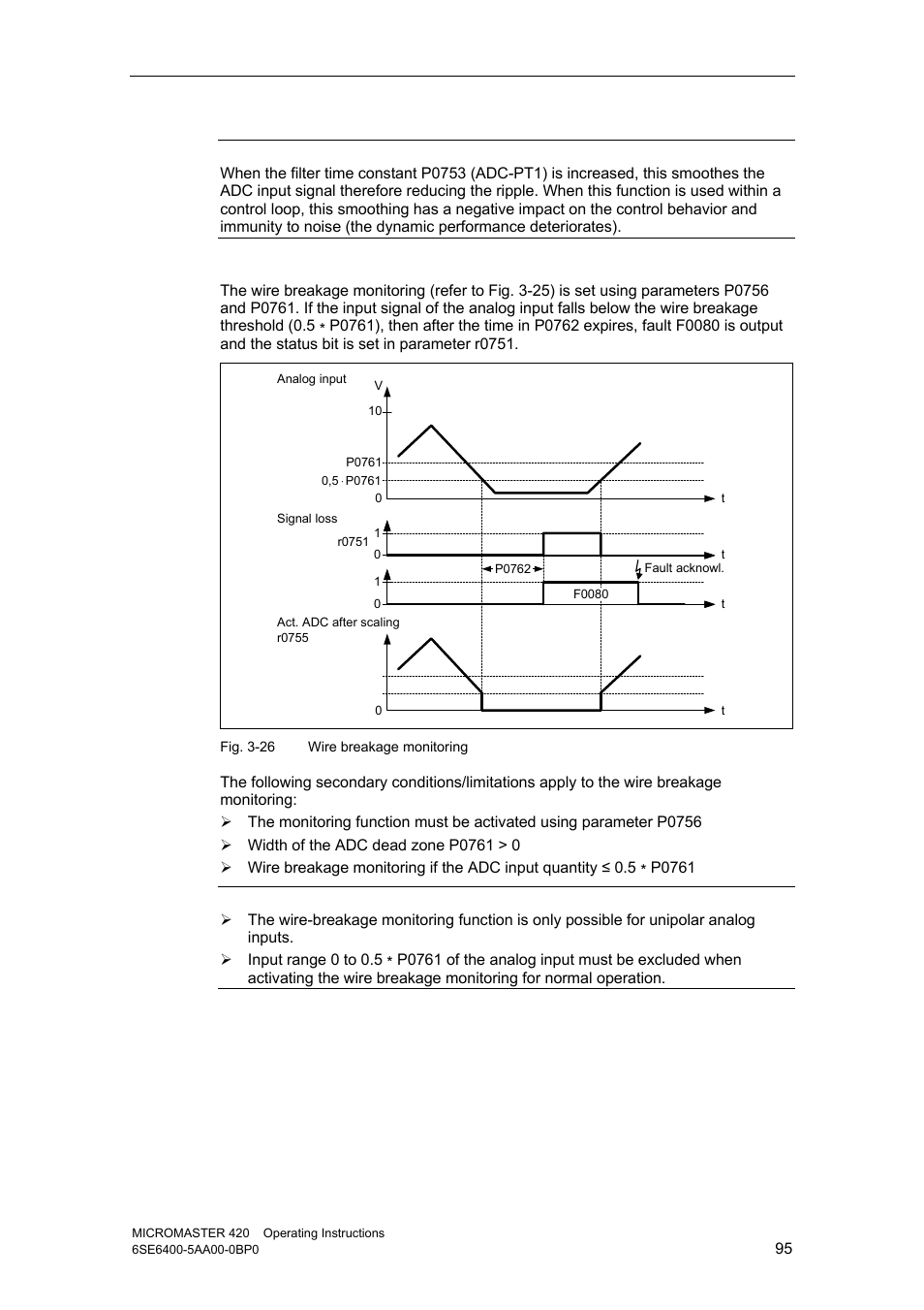 Wire breakage monitoring | Watson-Marlow MM420 User Manual | Page 95 / 218