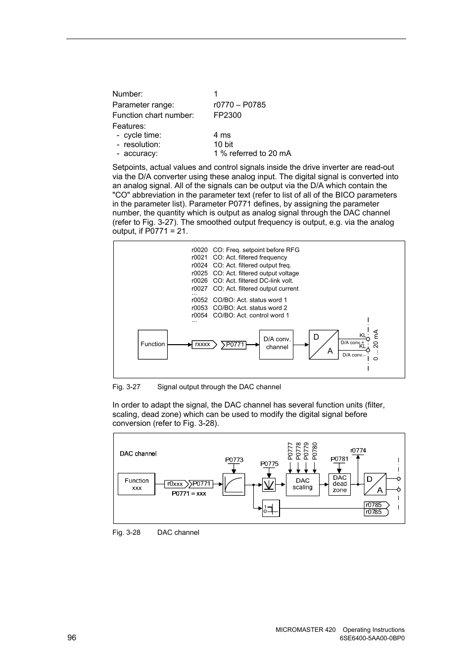 4 analog output (dac) | Watson-Marlow MM420 User Manual | Page 96 / 218