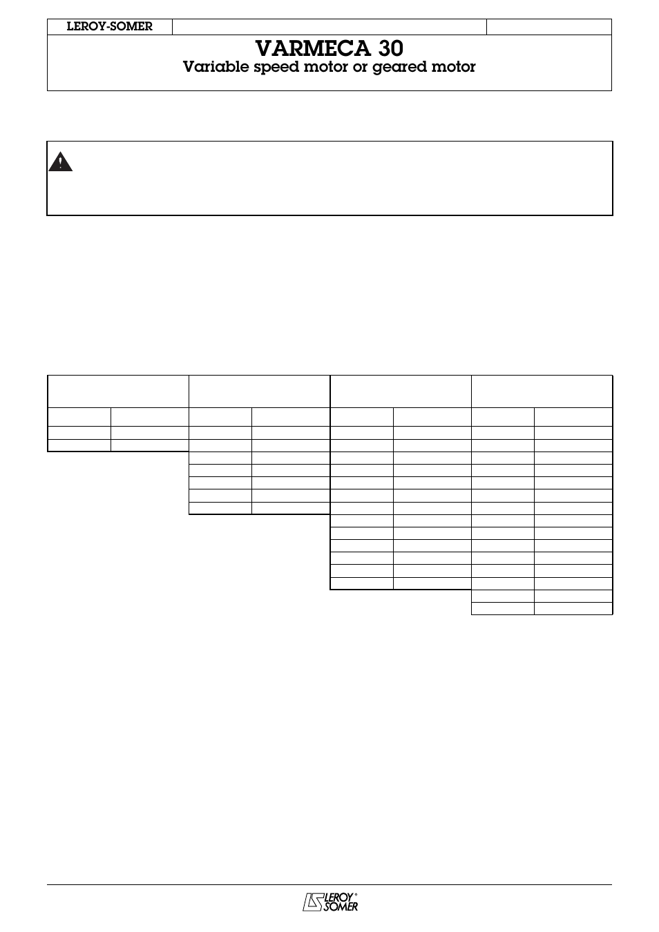 Varmeca 30, Variable speed motor or geared motor, 1 - general information | 2 - product name, 1 - general operating principle | Watson-Marlow Varmeca 30 User Manual | Page 6 / 34