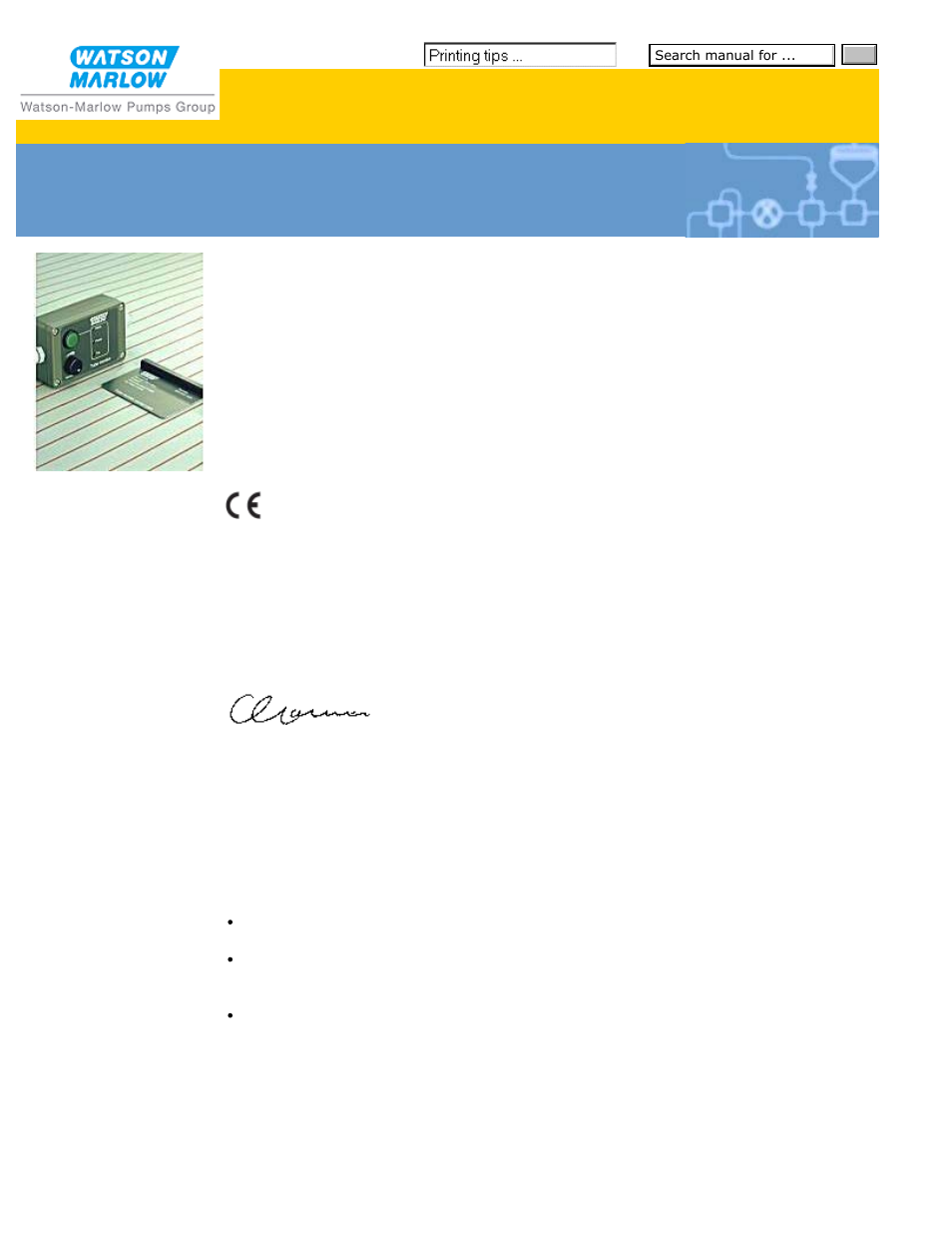 Watson-Marlow Tube Monitor User Manual | 5 pages