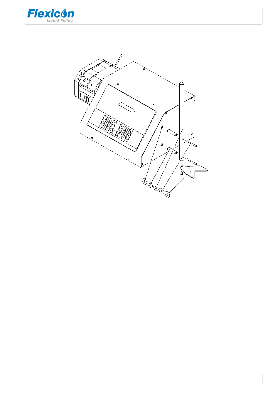 5 fitting of filling stand, Operators manual | Watson-Marlow PF22 User Manual | Page 7 / 34