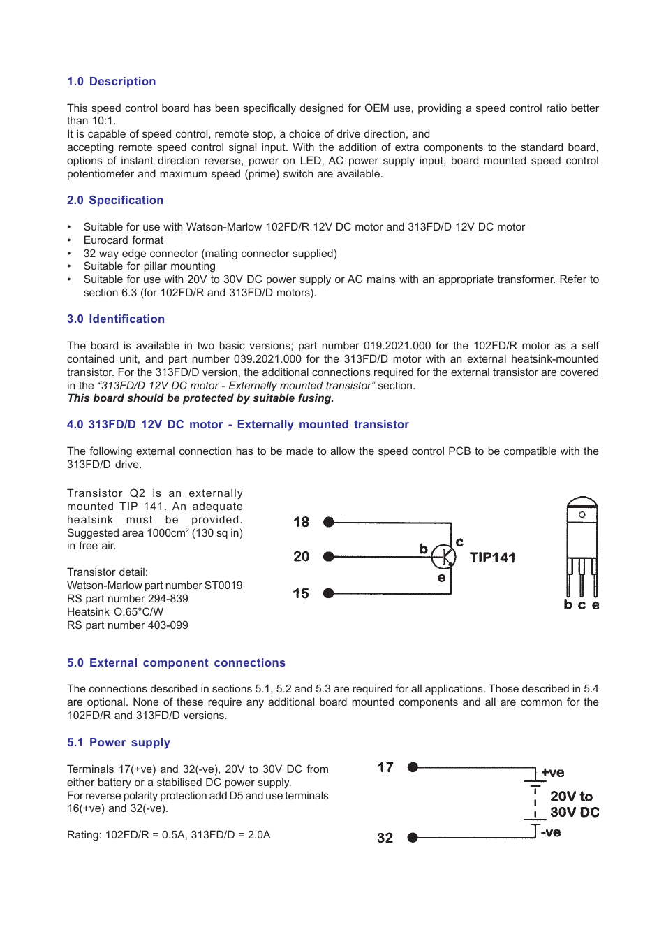 Watson-Marlow OEM User Manual | Page 3 / 9